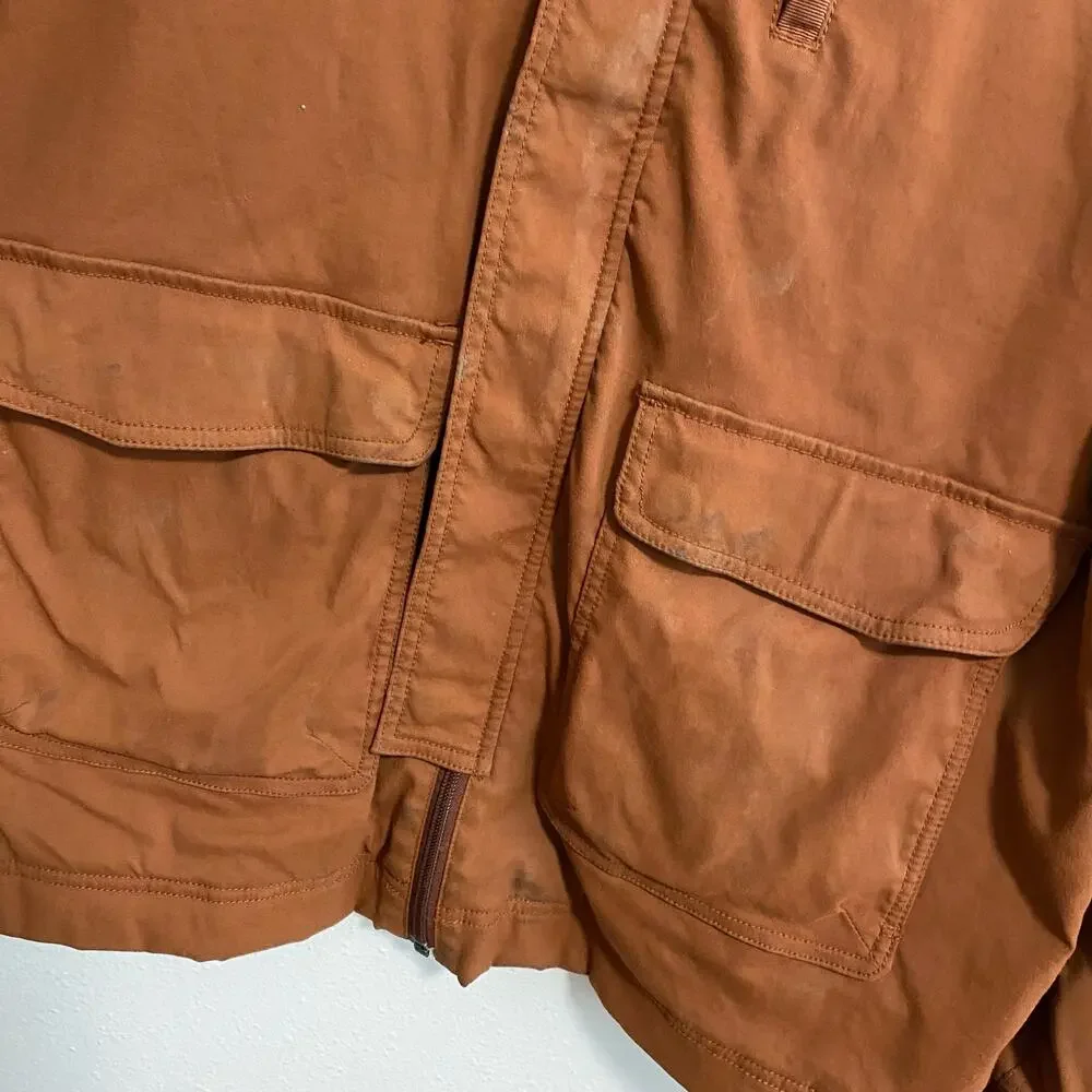 Prana Men's Breathe Jacket‎ Cargo Burnt Orange Size XL